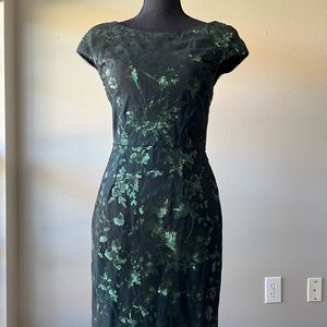 Antonio Milani Green & Black Sequin dress 💚🖤